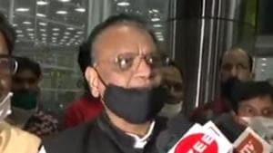 Rajasthan Congress in-charge Avinash Pande at Jaipur airport on July 12. (Photo ANI) Rajasthan Congress in-charge Avinash Pande at Jaipur airport on July 12. (Photo ANI)