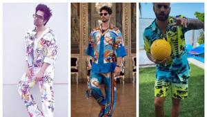 Print-on-print is the new thing for men. Print-on-print is the new thing for men.