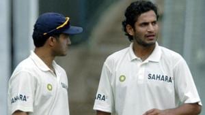 Sourav Ganguly and Irfan Pathan playing for India in 2004.(Getty Images) Sourav Ganguly and Irfan Pathan playing for India in 2004.(Getty Images)