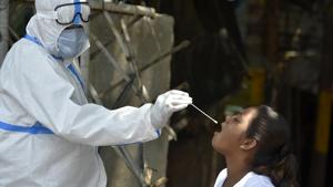 With the highest single-day spike of 28,701 cases, India’s total number of Covid-19 cases has reached 8,78,254, informed the Union Health and Family Welfare Ministry on Monday.(Dheeraj Dhawan/HT file photo) With the highest single-day spike of 28,701 cases, India’s total number of Covid-19 cases has reached 8,78,254, informed the Union Health and Family Welfare Ministry on Monday.(Dheeraj Dhawan/HT file photo)
