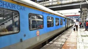 The first two coaches that rolled out from the unit also have fixtures coated with titanium dioxide and the provision for plasma air equipment in AC ducts to sterilise interiors using ionised air. (HT photo) The first two coaches that rolled out from the unit also have fixtures coated with titanium dioxide and the provision for plasma air equipment in AC ducts to sterilise interiors using ionised air. (HT photo)