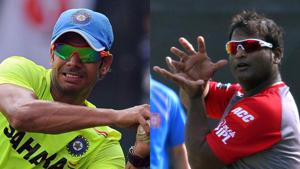 Manoj Tiwary (L) and Ramesh Powar.(Getty Images) Manoj Tiwary (L) and Ramesh Powar.(Getty Images)