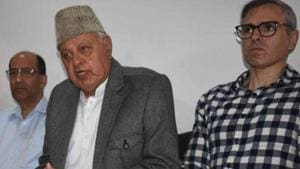 In their plea Srinagar MP Farooq Abdullah and his son and former chief minister Omar Abdullah said the detention of NC leaders was “unconstitutional and illegal.”(ANI File Photo) In their plea Srinagar MP Farooq Abdullah and his son and former chief minister Omar Abdullah said the detention of NC leaders was “unconstitutional and illegal.”(ANI File Photo)