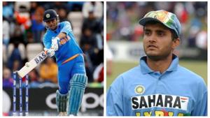 MS Dhoni and Sourav Ganguly.(Reuters/Getty) MS Dhoni and Sourav Ganguly.(Reuters/Getty)