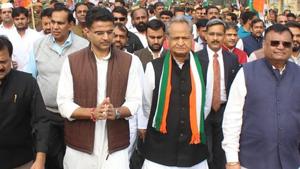 Legislators who left the Sachin Pilot camp on Sunday, and signalled their support for Ashok Gehlot(HT File Photo) Legislators who left the Sachin Pilot camp on Sunday, and signalled their support for Ashok Gehlot(HT File Photo)