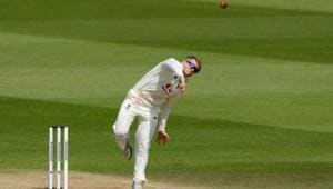 England's Dom Bess in action.(REUTERS) England's Dom Bess in action.(REUTERS)