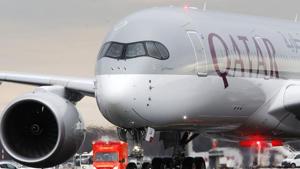 The new Airbus A350 of Qatar Airways(AP File Photo) The new Airbus A350 of Qatar Airways(AP File Photo)