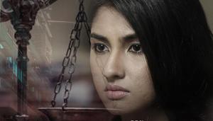 Law stars Ragini Prajwal in the lead role. Law stars Ragini Prajwal in the lead role.
