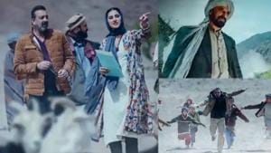 Sanjay Dutt, Nargis Fakhri and Rahul Dev’s stills from the film Torbaaz. Sanjay Dutt, Nargis Fakhri and Rahul Dev’s stills from the film Torbaaz.