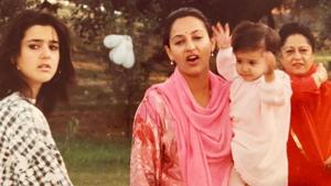 Preity Zinta has shared a throwback pic. Preity Zinta has shared a throwback pic.