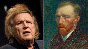 Singer Don McLean speaks during an interview in New York, U.S., March 23, 2018. A self potrait by Vincent Van Gogh (right).(Reuters/Wikipedia) Singer Don McLean speaks during an interview in New York, U.S., March 23, 2018. A self potrait by Vincent Van Gogh (right).(Reuters/Wikipedia)