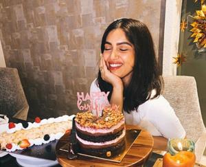 Bhumi Pednekar celebrated her birthday on Saturday. Bhumi Pednekar celebrated her birthday on Saturday.