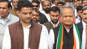 In one of the audiotapes, a rebel Congress lawmaker, who Joshi claims to be Sharma, is purportedly talking to a middleman and a person named Gajendra Singh about toppling the Gehlot government.(HT file photo) In one of the audiotapes, a rebel Congress lawmaker, who Joshi claims to be Sharma, is purportedly talking to a middleman and a person named Gajendra Singh about toppling the Gehlot government.(HT file photo)