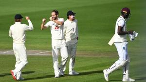 Chris Woakes celebrates the wicket of Jason Holder(ICC) Chris Woakes celebrates the wicket of Jason Holder(ICC)