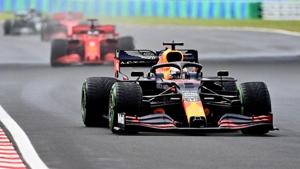 Red Bull's Max Verstappen in action during the race.(REUTERS) Red Bull's Max Verstappen in action during the race.(REUTERS)
