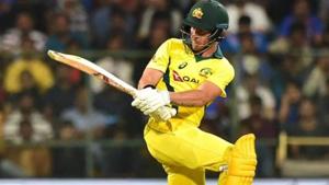 Australia's D'Arcy Short plays a shot against India during the 2nd T20 cricket match at Chinnaswamy Stadium.(PTI) Australia's D'Arcy Short plays a shot against India during the 2nd T20 cricket match at Chinnaswamy Stadium.(PTI)