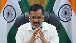 Chief minister of Delhi Arvind Kejriwal during a video press conference in New Delhi. Chief minister of Delhi Arvind Kejriwal during a video press conference in New Delhi.