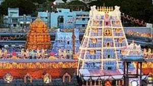 Deekshitulu, who belonged to the Archakam Peddinti family, one of the four families of hereditary priests associated with the Tirumala temple for centuries, had served as the chief priest for over two decades.(PTI PHOTO.) Deekshitulu, who belonged to the Archakam Peddinti family, one of the four families of hereditary priests associated with the Tirumala temple for centuries, had served as the chief priest for over two decades.(PTI PHOTO.)