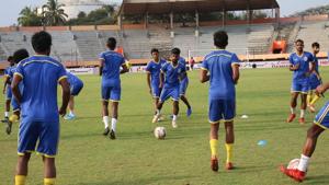 Players of Chennai City FC train(Image Copurtesy: Chennai City FC Twitter) Players of Chennai City FC train(Image Copurtesy: Chennai City FC Twitter)
