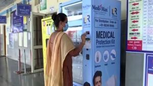 The machine will provide two types of N-95 masks and gloves will also be added.(ANI) The machine will provide two types of N-95 masks and gloves will also be added.(ANI)