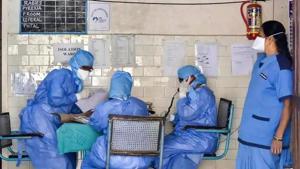 Karnataka on Monday reported 3,648 Covid-19 cases taking the tally to 67,420, informed the state health department.(PTI) Karnataka on Monday reported 3,648 Covid-19 cases taking the tally to 67,420, informed the state health department.(PTI)