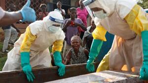 A mother of a child, suspected of dying from Ebola, cries near her child's coffin in Beni, North Kivu Province of Democratic Republic of Congo.(REUTERS/ File photo) A mother of a child, suspected of dying from Ebola, cries near her child's coffin in Beni, North Kivu Province of Democratic Republic of Congo.(REUTERS/ File photo)