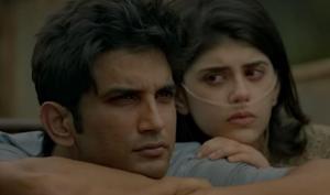 Sushant Singh Rajput and Sanjana Sanghi in Dil Bechara. Sushant Singh Rajput and Sanjana Sanghi in Dil Bechara.