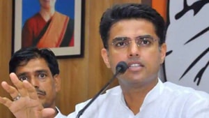 Sachin Pilot and 18 other dissident Congress MLAs had filed a petition in the high court against disqualification notice served by Rajasthan Speaker CP Joshi.(PTI) Sachin Pilot and 18 other dissident Congress MLAs had filed a petition in the high court against disqualification notice served by Rajasthan Speaker CP Joshi.(PTI)