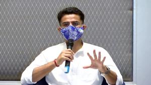 Sachin Pilot has sought an apology from Congress MLA Girraj Singh who had alleged that he had offered him a huge sum of money to cross vote in Rajya Sabha elections(ANI) Sachin Pilot has sought an apology from Congress MLA Girraj Singh who had alleged that he had offered him a huge sum of money to cross vote in Rajya Sabha elections(ANI)