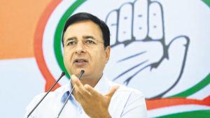 Congress spokesperson Randeep Singh Surjewala said the BJP has given birth to ‘raid raj’.(HT PHOTO) Congress spokesperson Randeep Singh Surjewala said the BJP has given birth to ‘raid raj’.(HT PHOTO)