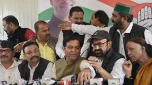 Uttarakhand Congress has accused the BJP of suppressing opposition’s voice by booking them for holding protests in alleged violation of Covid 19 norms.(PTI Photo/File/Representative) Uttarakhand Congress has accused the BJP of suppressing opposition’s voice by booking them for holding protests in alleged violation of Covid 19 norms.(PTI Photo/File/Representative)