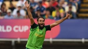 South Africa's Imran Tahir(AFP) South Africa's Imran Tahir(AFP)