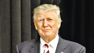 Donald Trump has reversed himself on an increasing number of positions he had taken earlier to get the country back on the rails irrespective of the ferocity of the epidemic that is raging through the south and the west.(AFP) Donald Trump has reversed himself on an increasing number of positions he had taken earlier to get the country back on the rails irrespective of the ferocity of the epidemic that is raging through the south and the west.(AFP)