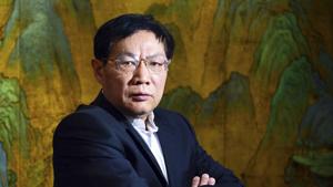 Chinese real estate mogul Ren Zhiqiang is seen in his office in Beijing in this file photo.(AP Photo)