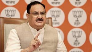 BJP national president JP Nadda spoke to BJP leaders from Bihar through video conferencing(PTI Photo) BJP national president JP Nadda spoke to BJP leaders from Bihar through video conferencing(PTI Photo)