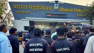 BPCL, where the government is selling its entire 52.98 per cent stake, has about 20,000 employees.(ANI File Photo) BPCL, where the government is selling its entire 52.98 per cent stake, has about 20,000 employees.(ANI File Photo)