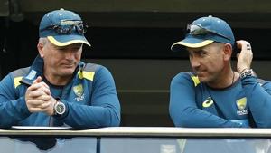 File image of Steve Waugh and Justin Langer.(Getty) File image of Steve Waugh and Justin Langer.(Getty)