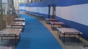 E, F, G and H blocks are to be set up as quarantine centres.(Image Courtesy: Cricket Association of Bengal’s FB page.) E, F, G and H blocks are to be set up as quarantine centres.(Image Courtesy: Cricket Association of Bengal’s FB page.)