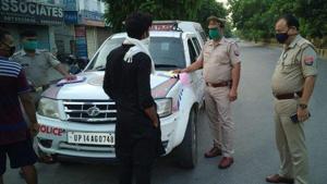 The cops said that the murder probably took place on Sunday night and the suitcase was dumped at the spot during the early hours. (Photo @ghaziabadpolice) The cops said that the murder probably took place on Sunday night and the suitcase was dumped at the spot during the early hours. (Photo @ghaziabadpolice)