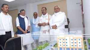 The officer’s removal had become imminent after health minister Mangal Pandey lodged a complaint with chief minister Nitish Kumar in the presence of all other ministers after the cabinet meeting on Saturday. (Photo @officecmbihar) The officer’s removal had become imminent after health minister Mangal Pandey lodged a complaint with chief minister Nitish Kumar in the presence of all other ministers after the cabinet meeting on Saturday. (Photo @officecmbihar)
