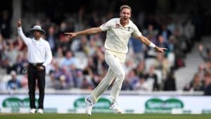 Stuart Broad celebrates a wicket.(Getty Images) Stuart Broad celebrates a wicket.(Getty Images)