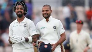 File image of Shikhar Dhawan and KL Rahul.(PTi) File image of Shikhar Dhawan and KL Rahul.(PTi)