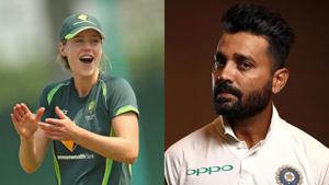 Elysse Perry and Murali Vijay.(Getty Images) Elysse Perry and Murali Vijay.(Getty Images)