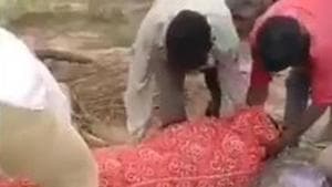 The incident was highlighted by the local people on social media. (Videograb) The incident was highlighted by the local people on social media. (Videograb)
