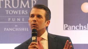 After an adviser to Trump Jr. reported the suspension, Twitter issued a statement saying the move was not permanent, but that the tweet “requires deletion because it violates our rules (sharing misinformation on Covid-19), and the account will have limited functionality for 12 hours.”(AFP) After an adviser to Trump Jr. reported the suspension, Twitter issued a statement saying the move was not permanent, but that the tweet “requires deletion because it violates our rules (sharing misinformation on Covid-19), and the account will have limited functionality for 12 hours.”(AFP)