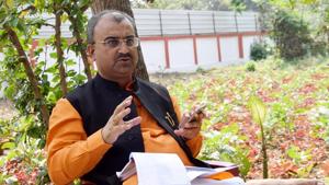 Bihar Health Minister Mangal Pandey.(HT photo) Bihar Health Minister Mangal Pandey.(HT photo)