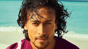 Tiger Shroff shared a throwback picture from a beach photoshoot. Tiger Shroff shared a throwback picture from a beach photoshoot.