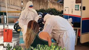 A player gets tested for Covid-19 ahead of next week’s WTA Palermo Ladies Open(Twitter) A player gets tested for Covid-19 ahead of next week’s WTA Palermo Ladies Open(Twitter)