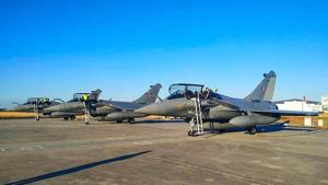 These Rafale jets will be armed with Meteor beyond visual range air-to-air missiles, MICA multi-mission air-to-air missiles and Scalp deep-strike cruise missiles(PTI) These Rafale jets will be armed with Meteor beyond visual range air-to-air missiles, MICA multi-mission air-to-air missiles and Scalp deep-strike cruise missiles(PTI)