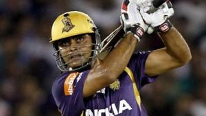 Rajat Bhatia of Kolkata Knight Riders in action during their T20 match against Delhi Daredevils at International Cricket Stadium, Raipur.(HT Photo/Subhendu Ghosh) Rajat Bhatia of Kolkata Knight Riders in action during their T20 match against Delhi Daredevils at International Cricket Stadium, Raipur.(HT Photo/Subhendu Ghosh)